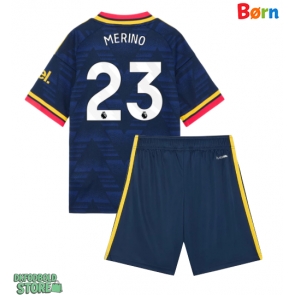 Arsenal Mikel Merino #23 Replika Babytøj Udebanesæt Børn 2026-27 Kortærmet (+ Korte bukser)